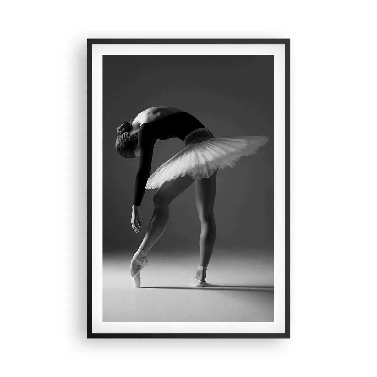 Poster in een zwarte lijst - Bella ballerina - 61x91 cm