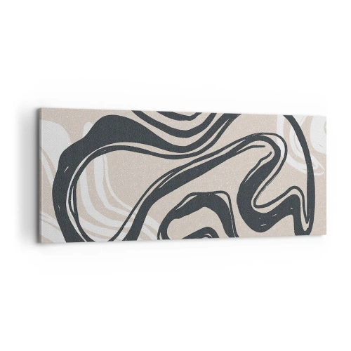 Schilderen op canvas - Expressie vermenigvuldigd - 100x40 cm