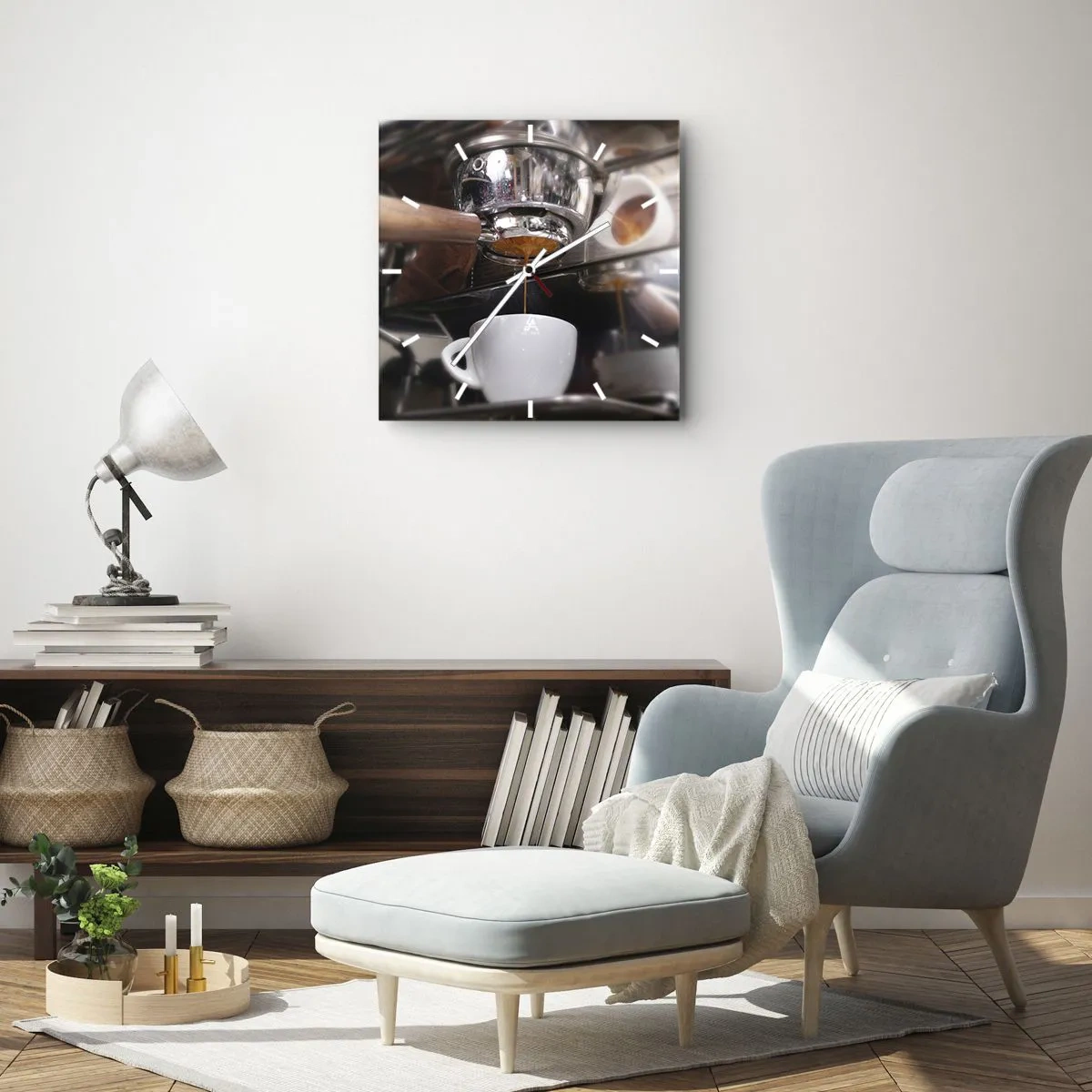 Wandklok - Klok - Goede tijd van de dag - 40x40 cm