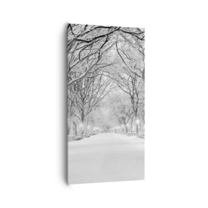 Schilderen op canvas - Vier seizoenen - winter - 65x120 cm