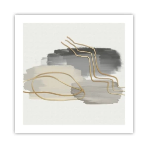 Poster - Duur en beweging - 50x50 cm