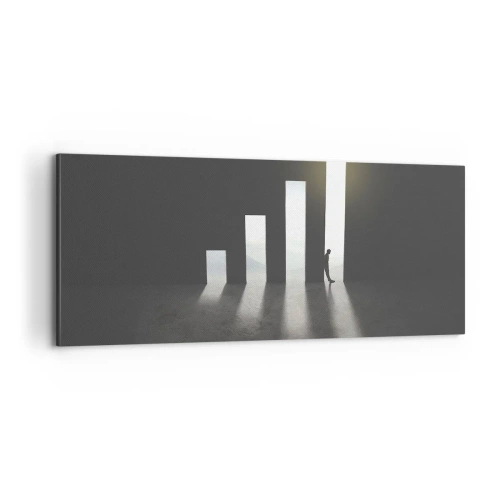 Schilderen op canvas - Succes - impressie - 100x40 cm