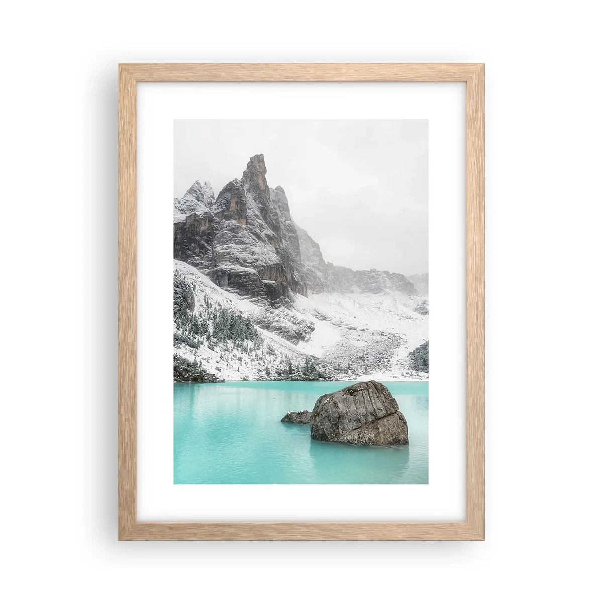 Een poster in een licht eiken lijst - Bewakend - 30x40 cm