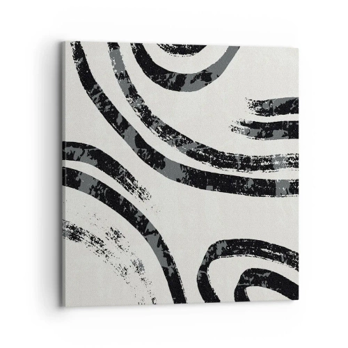 Schilderen op canvas - Half gestopt - 70x70 cm