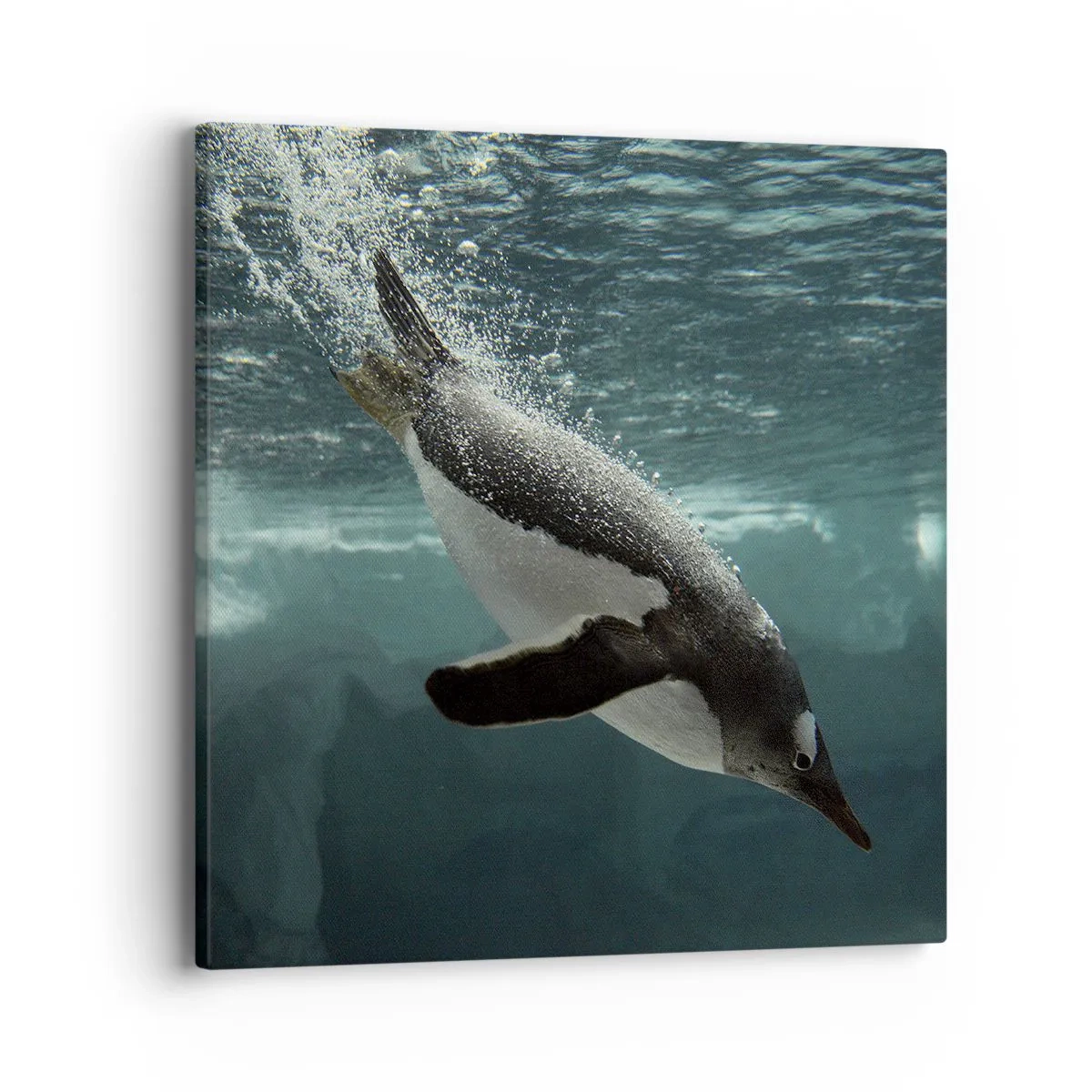 Schilderen op canvas - Welkom in mijn wereld - 40x40 cm