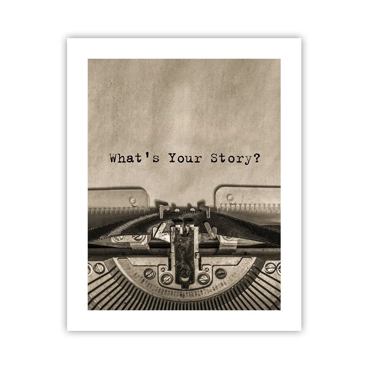 Poster - Vertel het mee - 40x50 cm