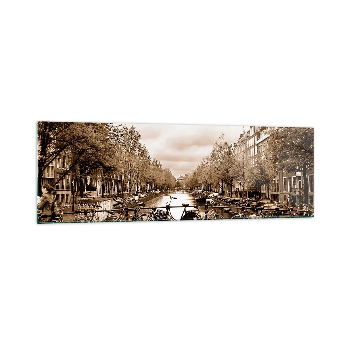 Schilderen op glas - Hollandse sfeer - 160x50 cm