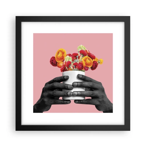 Poster in een zwarte lijst - De apotheose van het leven - 30x30 cm