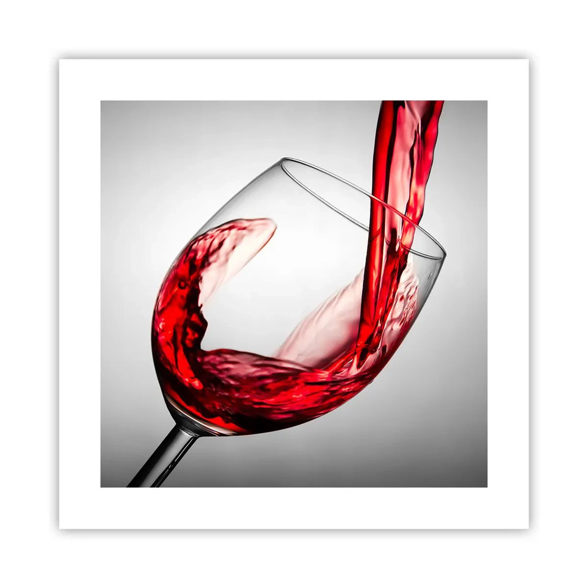 Poster - Kleur - beweging - geluid - 40x40 cm