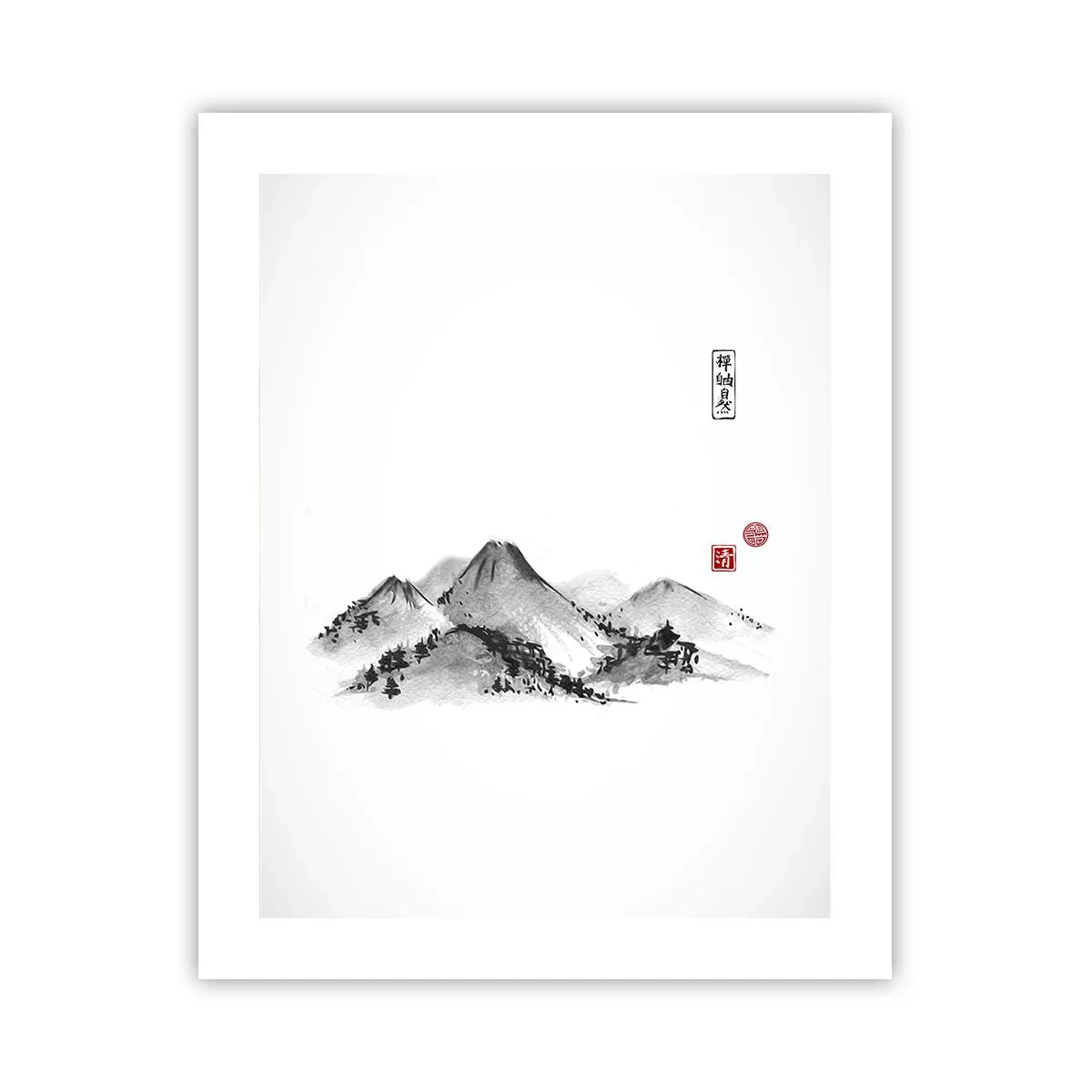 Poster - Oneindige verte - 40x50 cm