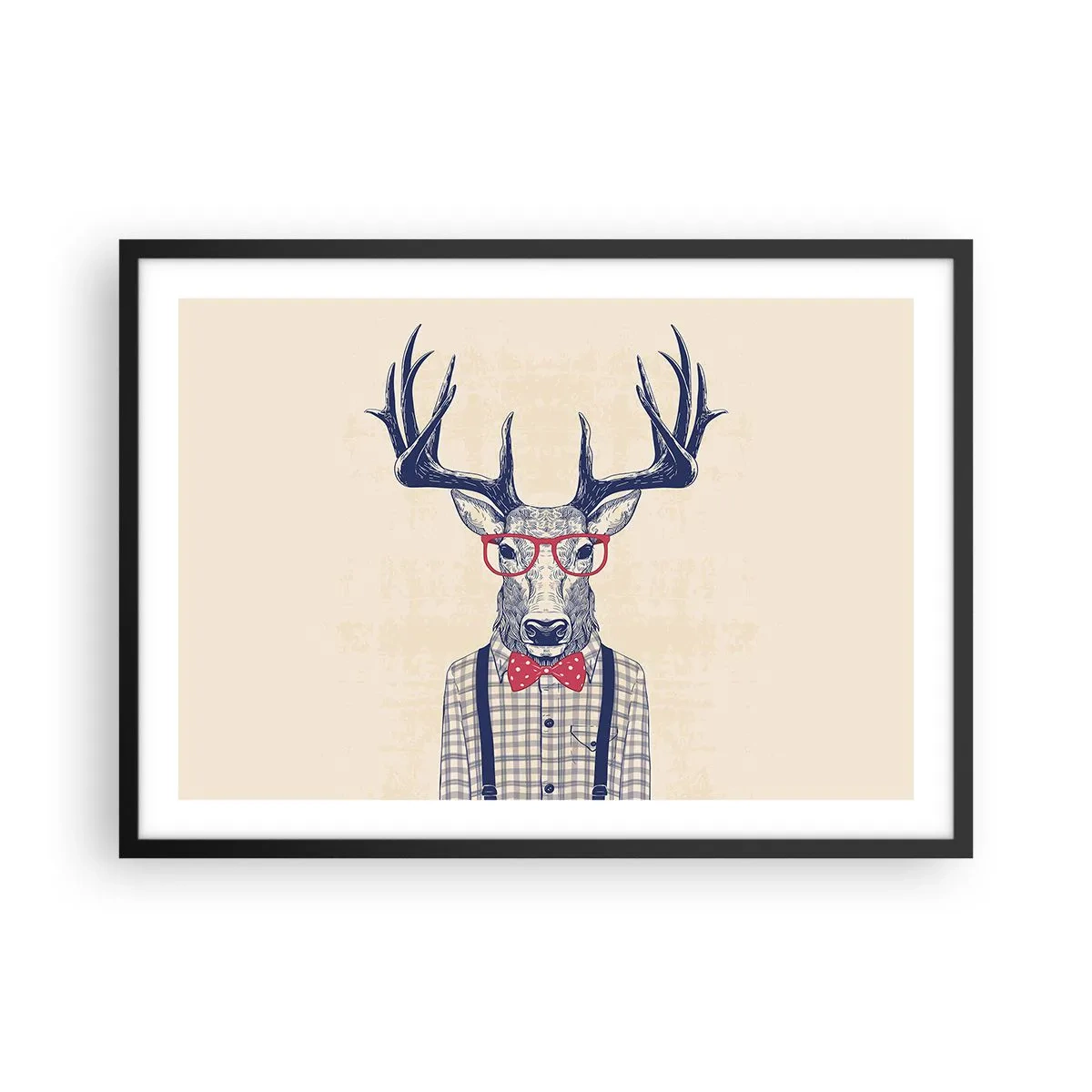 Poster in een zwarte lijst - Een grappig extravaganza - 70x50 cm