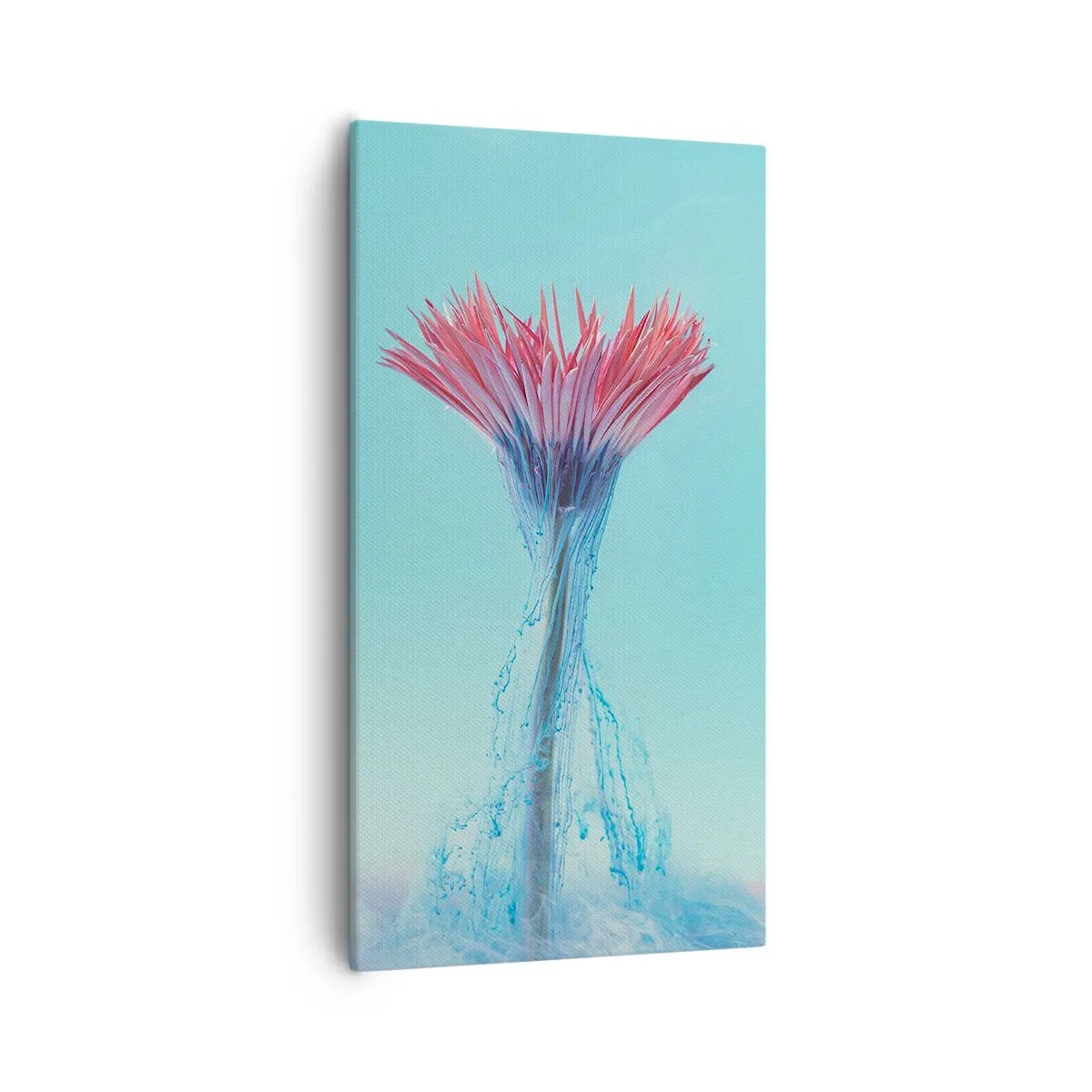 Schilderen op canvas - In een verkwikkende omhelzing - 55x100 cm