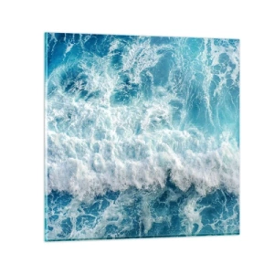 Schilderen op glas - Vrolijk en springend - 60x60 cm