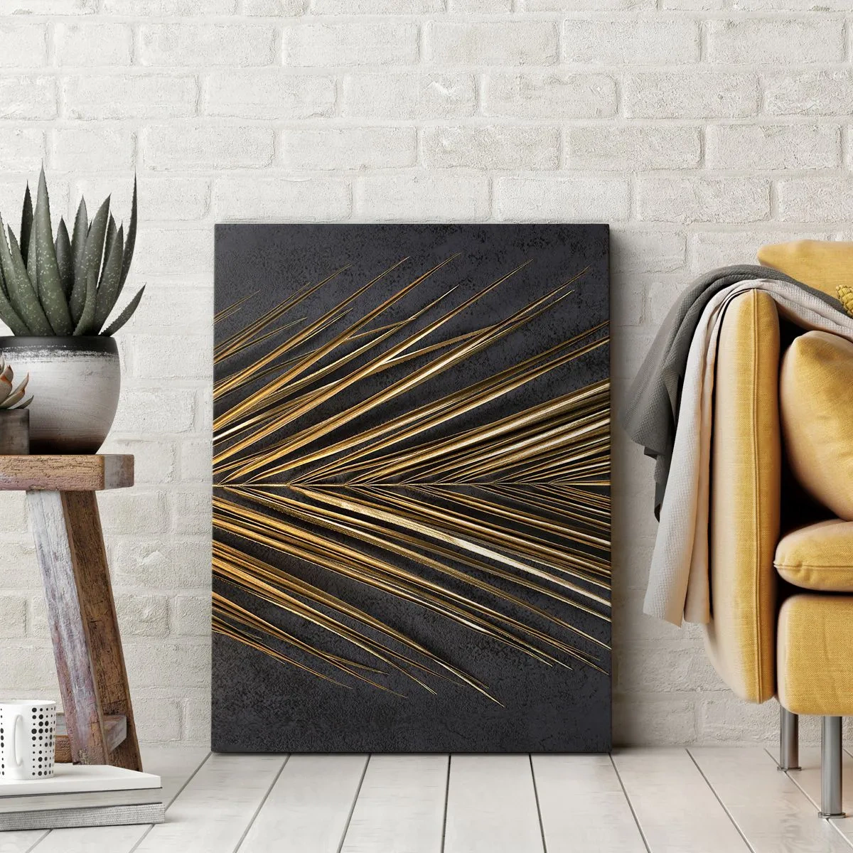 Schilderen op canvas - Het goud van de tropen - 50x70 cm