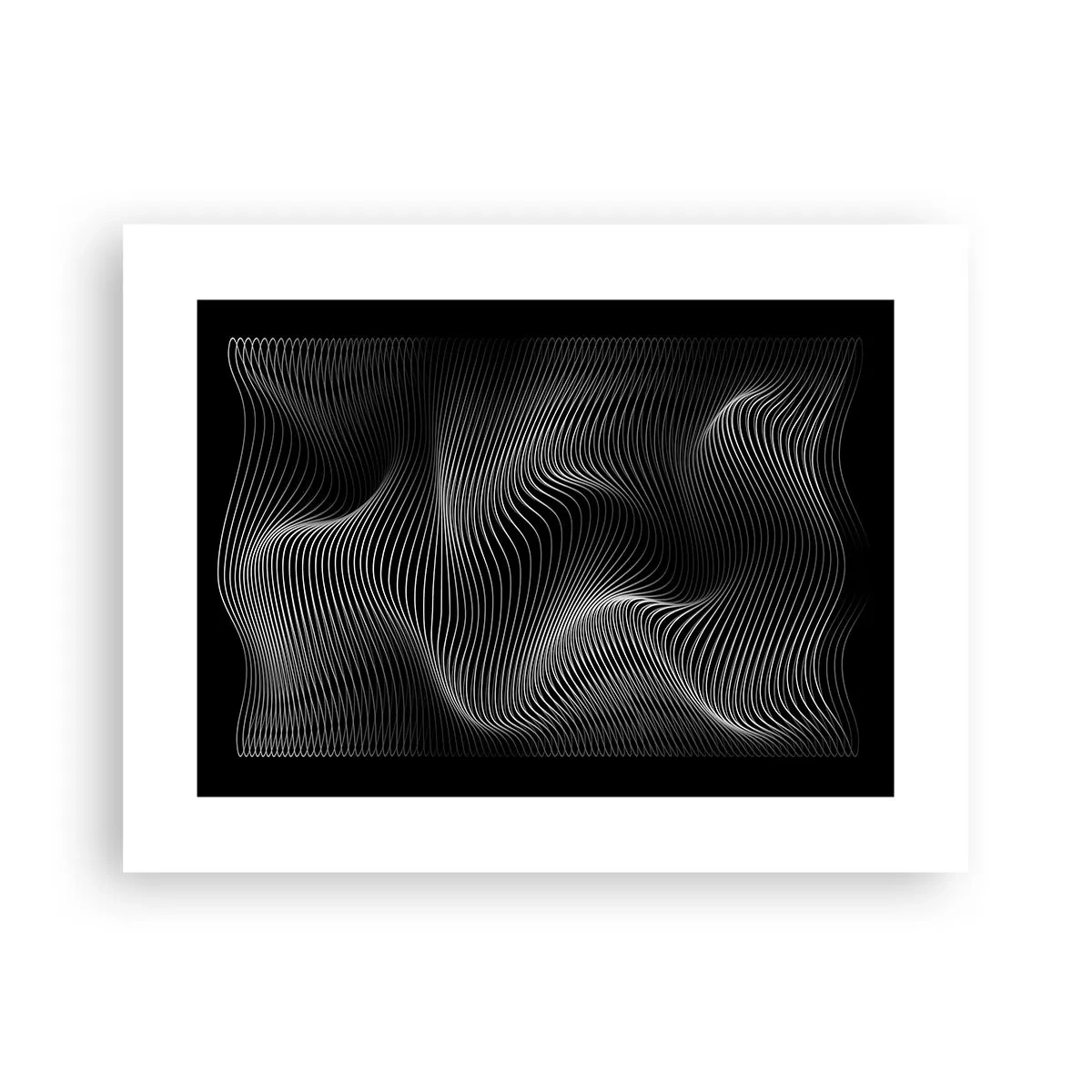 Poster - Dans van licht in de ruimte - 40x30 cm