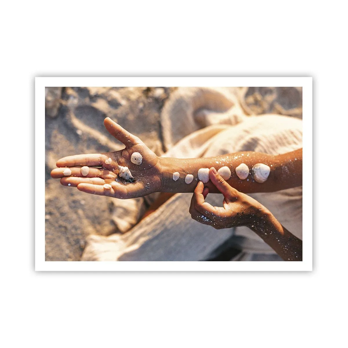 Poster - Schoonheid binnen handbereik - 100x70 cm