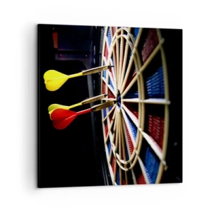 Schilderen op canvas - De spikerop de kop - 50x50 cm