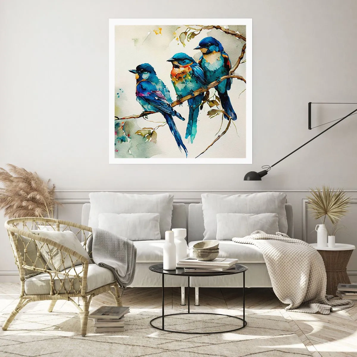 Poster - Is hij boos geworden? - 40x40 cm