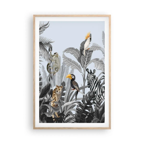 Een poster in een licht eiken lijst - Afrikaans sprookje - 61x91 cm