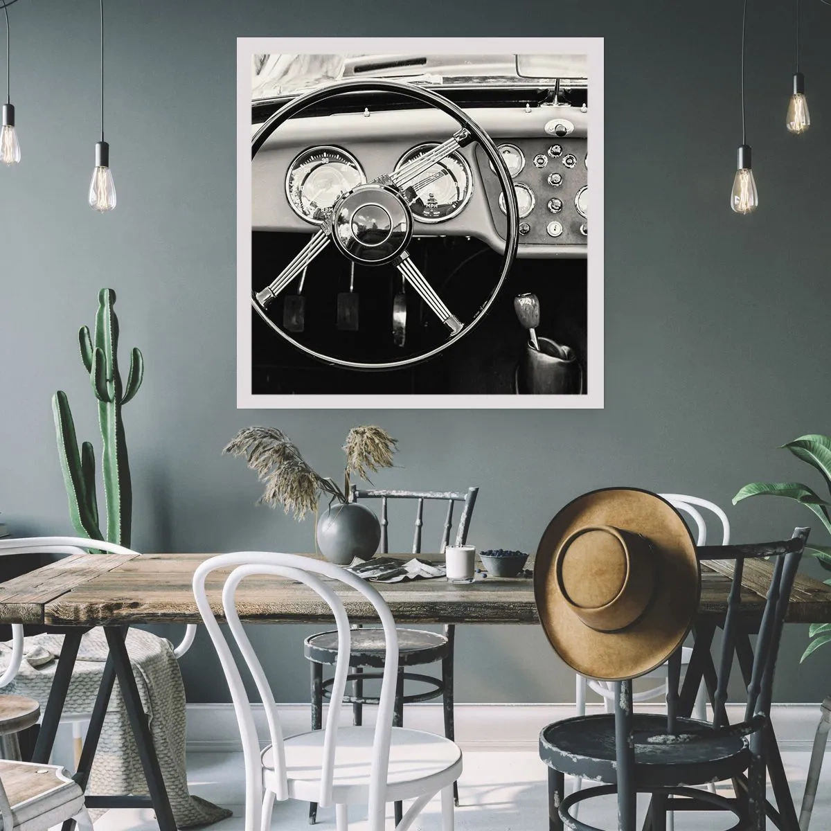 Poster - De droom van een verzamelaar - 40x40 cm