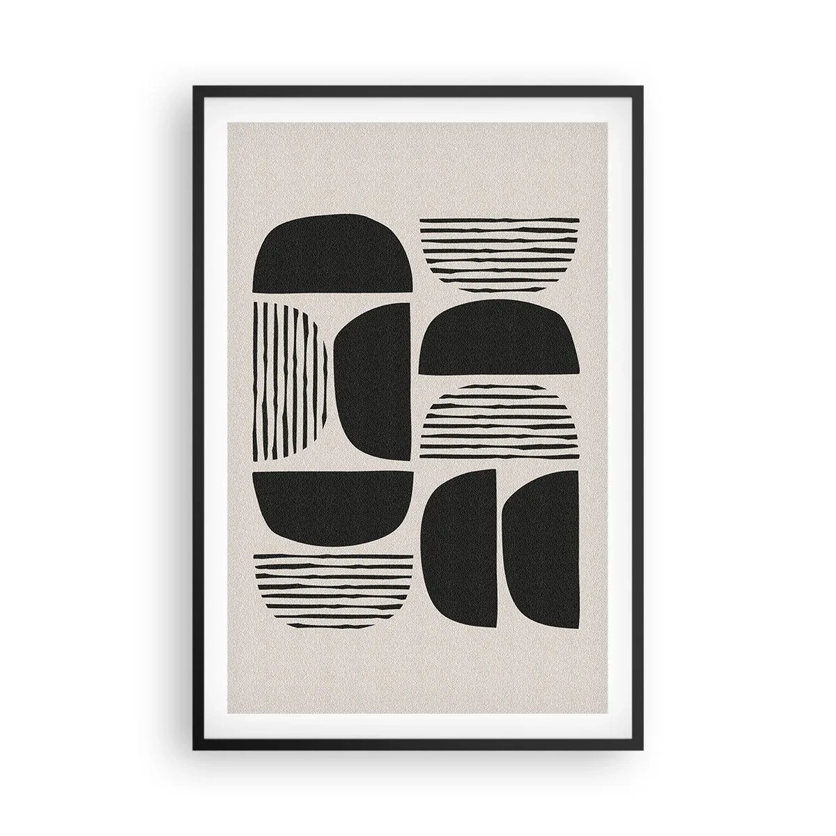 Poster in een zwarte lijst - Halfslachtige deals - 61x91 cm