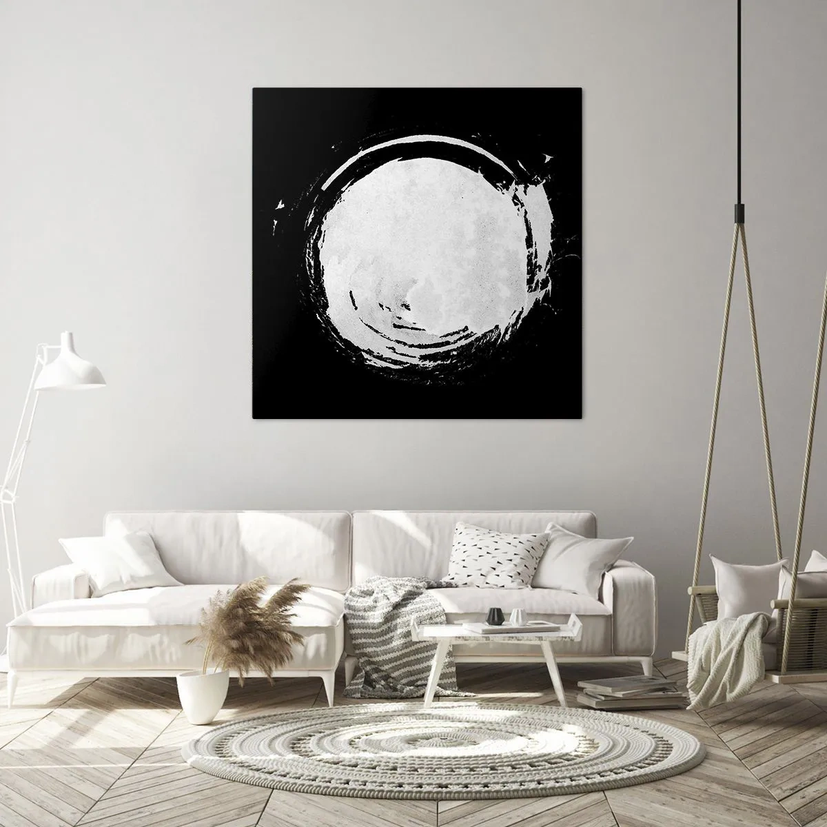 Schilderen op canvas - Goede weg - 60x60 cm