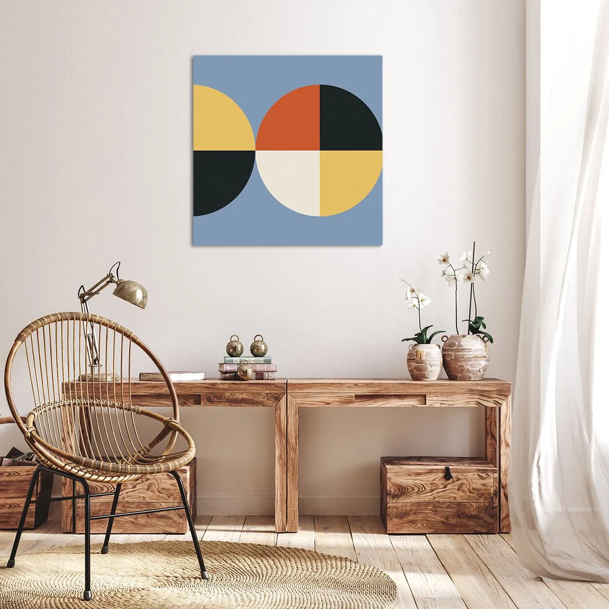 Schilderen op canvas - Kijk en tel - 30x30 cm