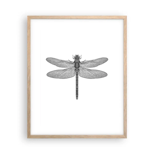 Een poster in een licht eiken lijst - Precisie van de natuur - 40x50 cm