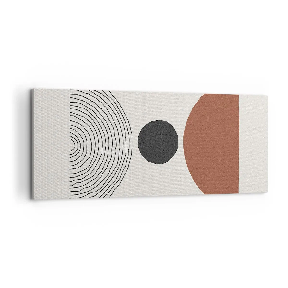 Schilderen op canvas - Het middelpunt van de aandacht - 120x50 cm