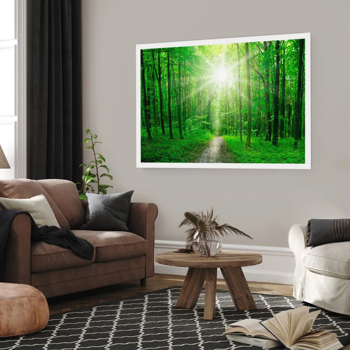 Poster - De groene kathedraal - 91x61 cm