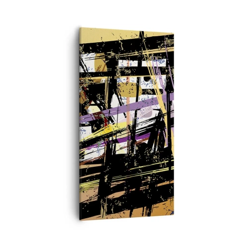 Schilderen op canvas - Een scherp snijden - 55x100 cm