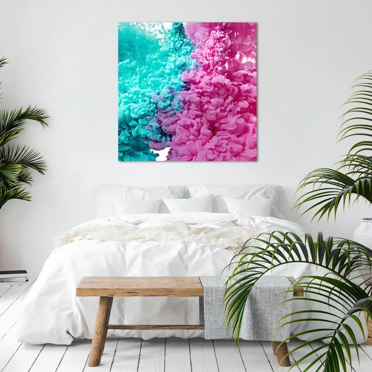 Schilderen op canvas - Laatst gevecht - 50x50 cm