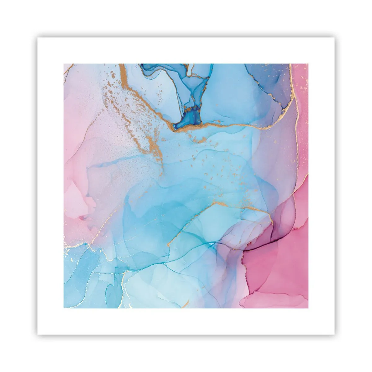 Poster - Ontmoeting en interpenetratie - 40x40 cm