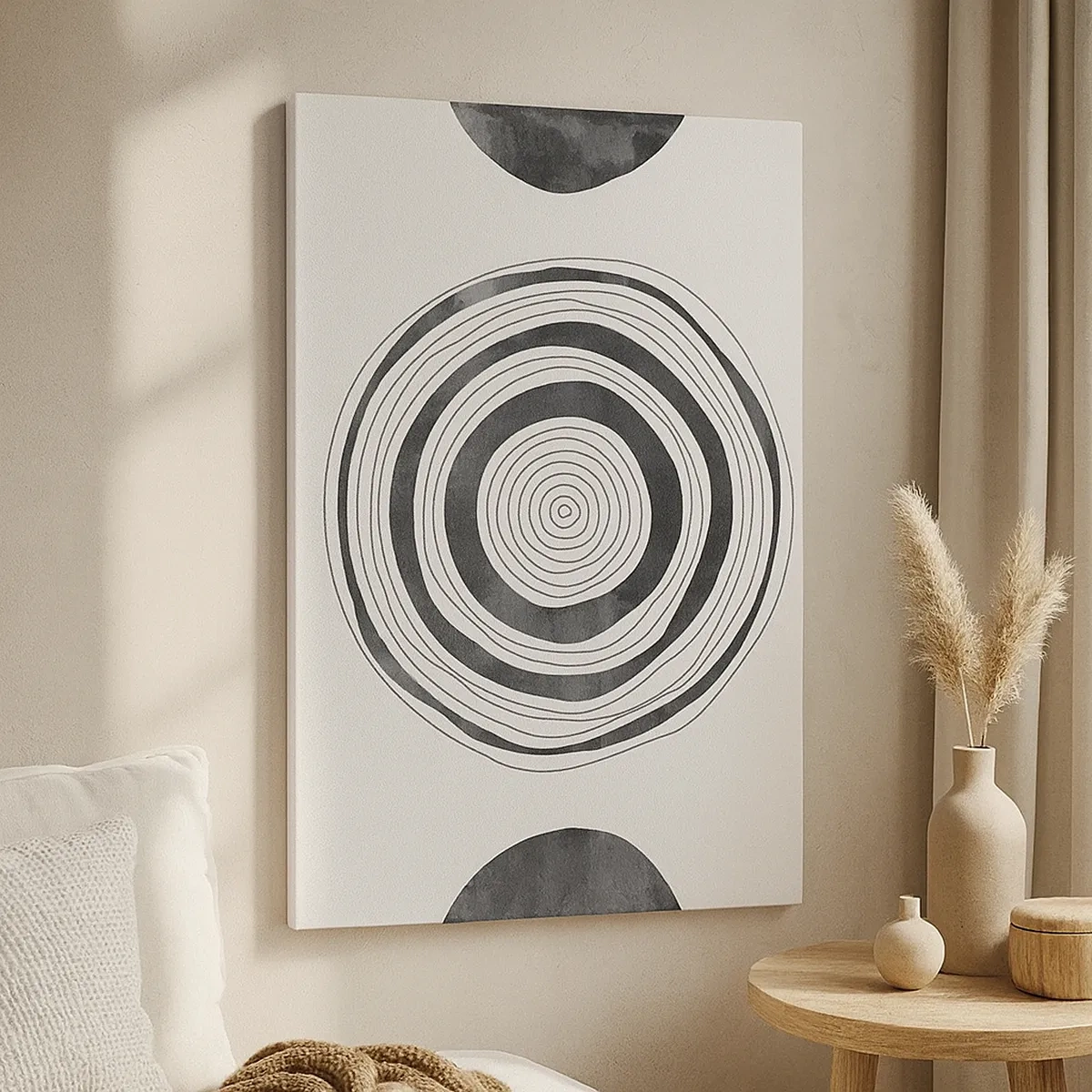 Schilderen op canvas - Wat belangrijk is, is wat er tussenin zit - 50x70 cm