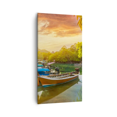 Schilderen op canvas - Voor een drukke dag - 55x100 cm