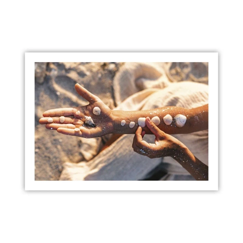 Poster - Schoonheid binnen handbereik - 70x50 cm