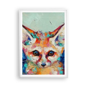 Poster in een witte lijst - Ben je klaar voor mij? - 70x100 cm