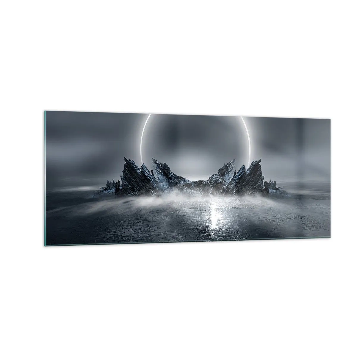 Schilderen op glas - Einde van het verhaal - 100x40 cm