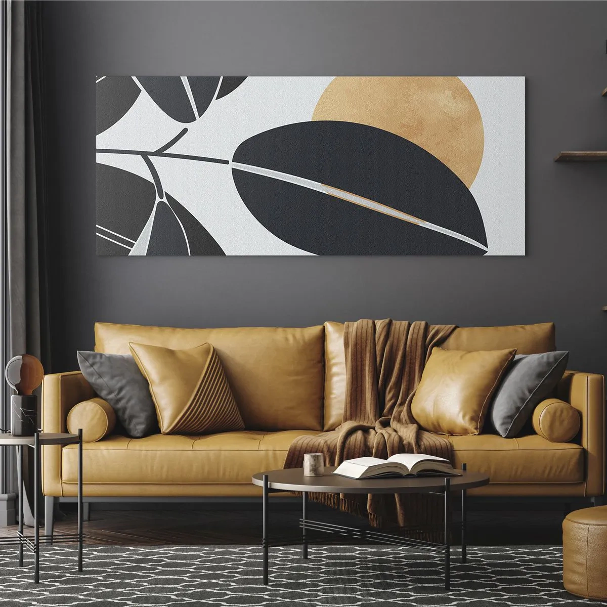 Schilderen op glas - Hete zomerdag - 100x40 cm