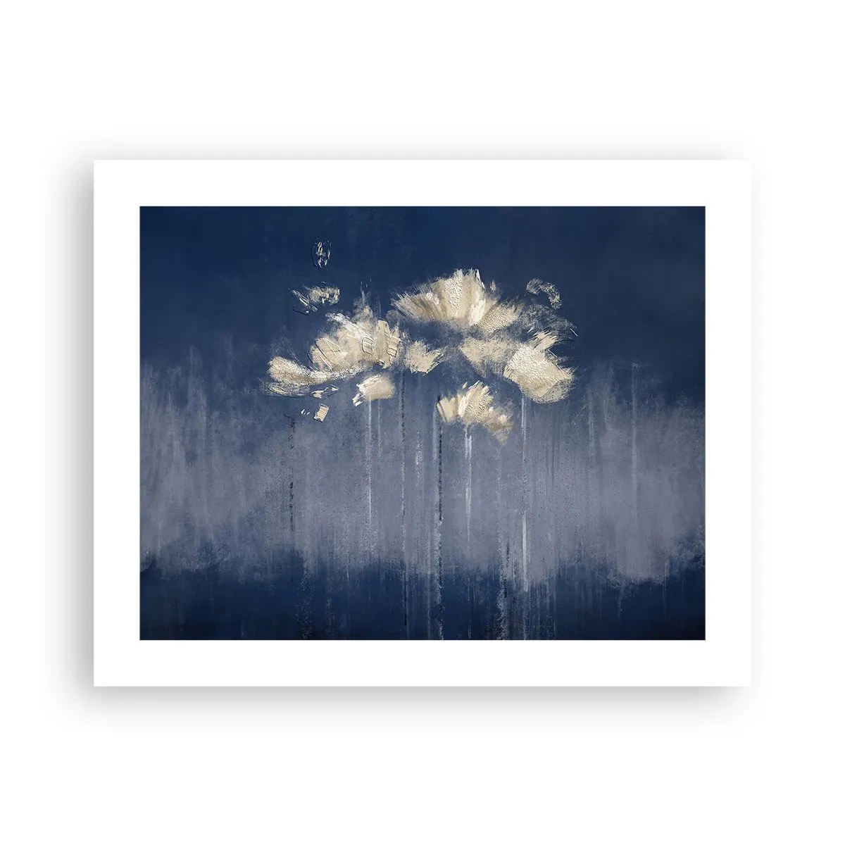 Poster - Als bloemblaadjes in de wind - 50x40 cm