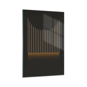 Schilderen op glas - Verken de duisternis - 70x100 cm