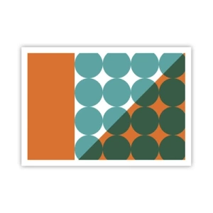 Poster - Omhoog en diagonaal - 100x70 cm