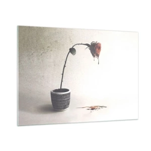 Schilderen op glas - Rosa dolorosa - 100x70 cm