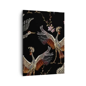 Schilderen op canvas - Een sprookjesvogel - 50x70 cm