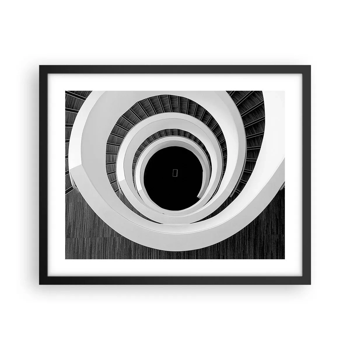 Poster in een zwarte lijst - Tot de kern van de zaak - 50x40 cm