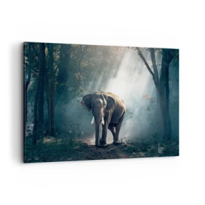 Schilderen op canvas - Een ontspannen wandeling - 120x80 cm