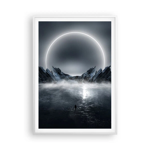 Poster in een witte lijst - Einde van het verhaal - 70x100 cm