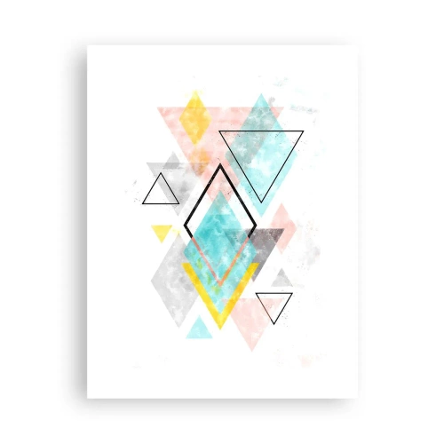 Poster - Geometrisch spel - 30x40 cm
