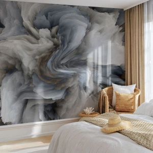 Fotobehang Premium Sand - Steen en bloem - 3D, Driedimensionaal, Deel - 150x105 cm