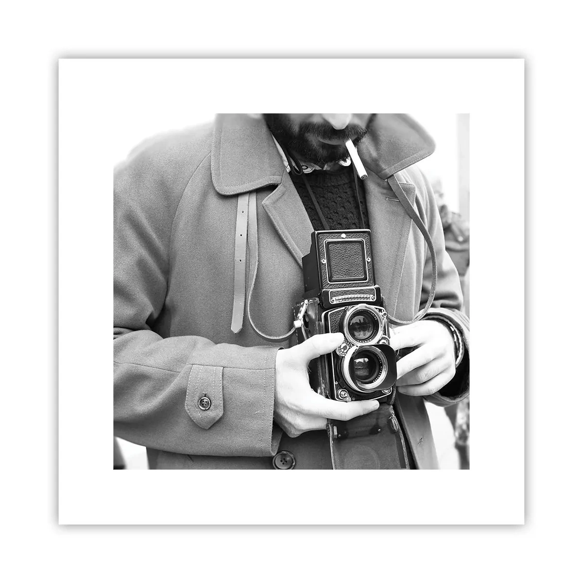 Poster - Retro stijl - 30x30 cm